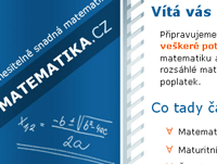 náhled návrhu webu e-Matematika.cz