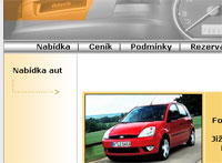 náhled webu Autopůjčovna Kormalcar