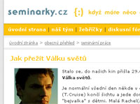 náhled webu Seminárky.cz